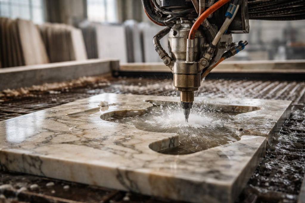 Cięcie Wodą - WaterJet w kamieniarstwie